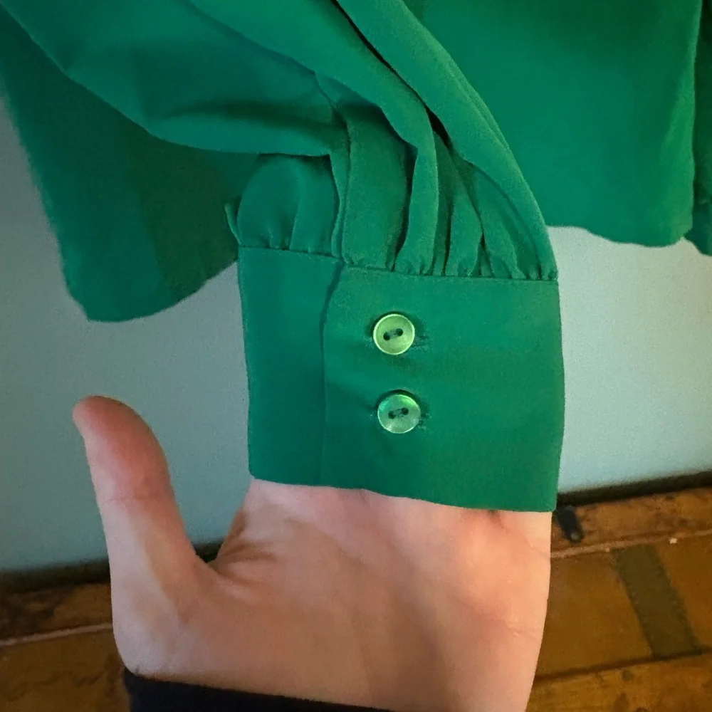Pendleton Vibrant Green Blouse - Picture 4 of 6